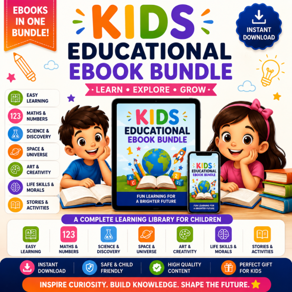 100+ Kids Educational eBook Bundle